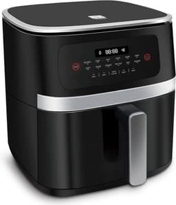 Airfryer XXL - Heteluchtfriteuse Digitaal - Gezond Koken - Olievrije Technologie - 7 Liter Capaciteit - Zwart — thumbnail 1