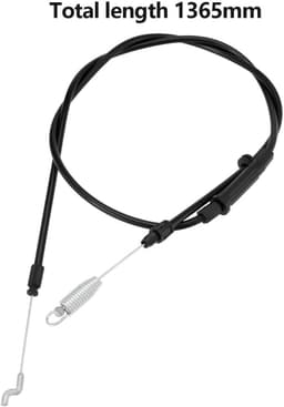 Dailygoods- Koppelingskabel Vervangend Onderdeel - Externe Lengte 1365 mm - Compatibel met Mountfield SP533 - Zwart Plastic - Aandrijfkabel - Draaddiameter 6 mm — thumbnail 5