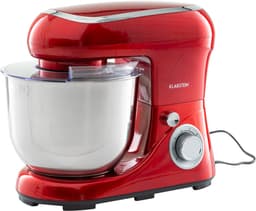Klarstein Keukenmachine Bella Pico 2G - 1300W,7PS - 6 Vermogensstanden - 5 L - RVS Kom - Planetair Mixsysteem - Stijvol Roeren, Kneden of Kloppen - Krachtig En Compact - Aluminium Gegoten Kneedhaak - Meerdere Kleuren Beschikbaar - Rood — thumbnail 1