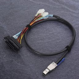 Dailygoody - OmGoods - Dailygoody - Externe Harde Schijf Kabel - SFF-8644 naar SFF-8482 - 1 meter - 12 Gbps - Geschikt voor Server en Harde Schijf - G0502 — thumbnail 1