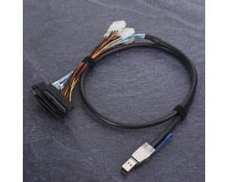 Dailygoody - OmGoods - Dailygoody - Externe Harde Schijf Kabel - SFF-8644 naar SFF-8482 - 1 meter - 12 Gbps - Geschikt voor Server en Harde Schijf - G0502