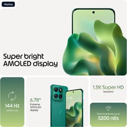 Motorola Moto Edge 70 - Smartphone - 5G - 8GB RAM - 256GB Opslag - Sport Groen — thumbnail 4