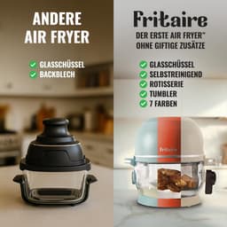 Heteluchtfriteuse - Airfryer - Gezond Frituren - Automatische Uitschakeling - 48 Liter - Wit — thumbnail 3