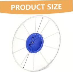 Mengkop Spatbeschermer - Mixer Deksel - Keuken Schoonhouden - Universele Pasvorm - 30 cm Diameter - Blauw — thumbnail 5