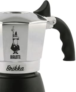 Bialetti Brikka Revolution 2 Kops – Espressopot met Crema – Aluminium Mokapot – Voor Authentieke Italiaanse Espresso — thumbnail 3