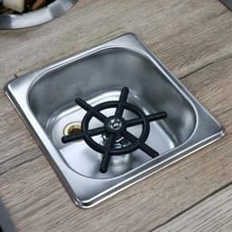 Automatische Glazenspoeler - Bekerwasser RVS - Snel Glazen Reinigen - Meerhoekige Wateruitlaat - 20 x 13 x 0.5 cm - Zilver — thumbnail 3