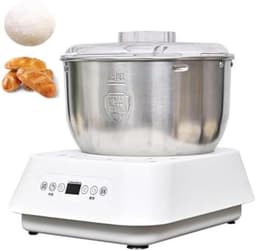 Deegmixer - Keukenmachine - Bakken Thuis - Volledig Automatisch - 7L Capaciteit - Zilver — thumbnail 1