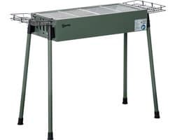 Outsunny - Houtskoolgrill - met Grillrooster - Roestvrij - Groen