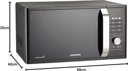 Magnetron 800 W grill 1100 W inhoud 23 l black-silver MG23F302TAK — thumbnail 3