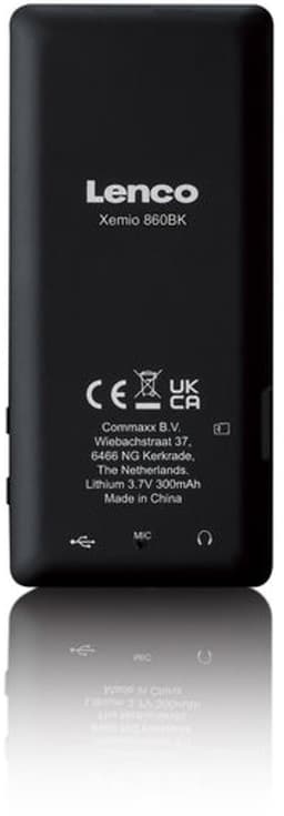 Lenco Xemio-860BK - MP3/MP4 speler met Bluetooth en 8GB intern geheugen - Zwart — thumbnail 5
