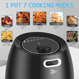 XXL Heteluchtfriteuse 6,5L - Gezond Frituren, Bakken en Grillen zonder Vet — thumbnail 3