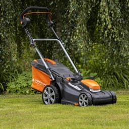 Draadloze Grasmaaier – Accumaaier – Elektrische Grasmaaier – Gazonmaaier – Accugrasmaaier – Borstelloze Motor – 40V Lithium-Ion Accu Met Snellader – Maaibreedte 37 cm — thumbnail 4
