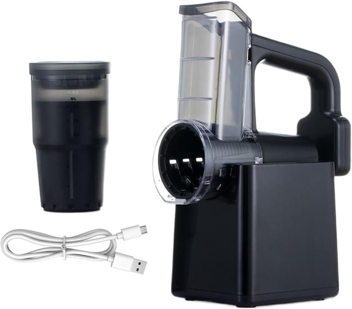 Elektrische Rasp - Keukenmachine Multicutter - Snel Groenten Snijden - Drie Wissel Drums - 23 x 23 x 19.5 cm — afbeelding 1