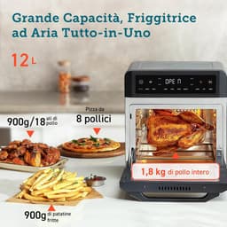Heteluchtfriteuse met Ovenfunctie en 7 Accessoires — thumbnail 4