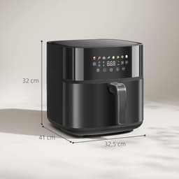 Grote heteluchtfriteuse 8L met 8 programma's en 1700W - Gezond Frituren — thumbnail 2