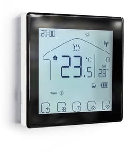 Draadloze Thermostaat | Tuya Smart Life WiFi | Touchscreen | Inbouw | Programmeerbaar | Zwart — thumbnail 3