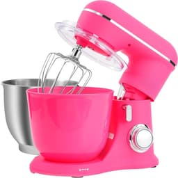 Aura® Mixer met mengkom - Mixer - Mixer met mengkom keukenmachine - donkerroze - ‎22cm x 36cm x 33cm — thumbnail 1