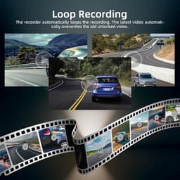 Dashcam met 4 Kanalen 1080P en 720P, 3 Inch IPS Scherm, Nachtzicht en Parkeerbewaking — thumbnail 5
