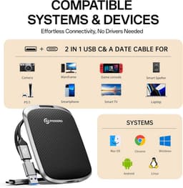Draagbare Externe SSD 1TB USB-C Hoge Snelheid voor Laptop en Smartphone — thumbnail 4