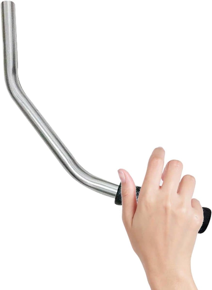 Grasmaaier Hendel - Startmechanisme Handvat - Parkonderhoud Tuinwerk - Ergonomische Antislip Grip - 35 cm Lengte - Zwart Wit — afbeelding 1
