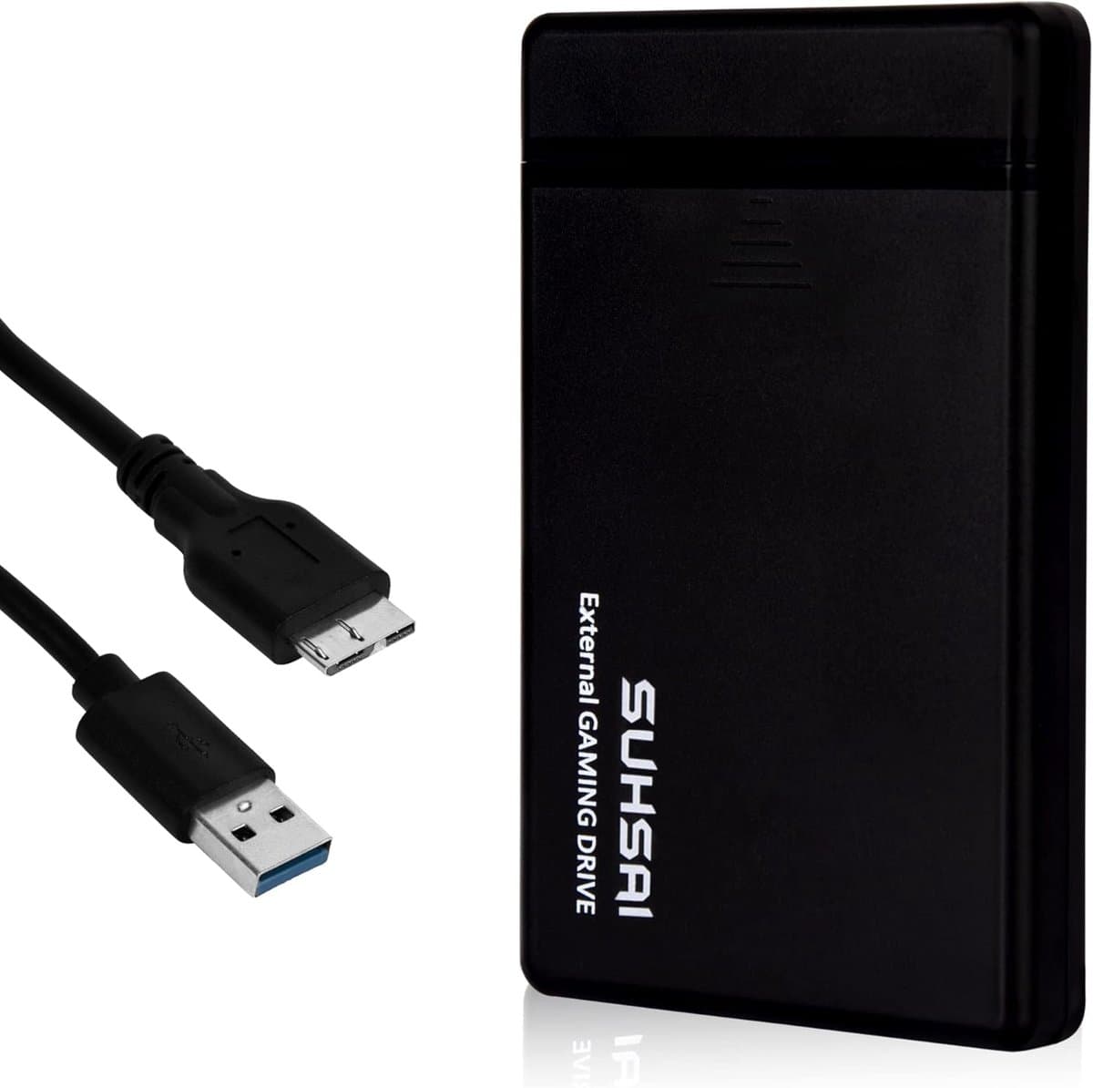 Externe Harde Schijf - Draagbare Opslag - Game Uitbreiding - Snelle USB 3.0 - 2.5 inch - Zwart — afbeelding 1