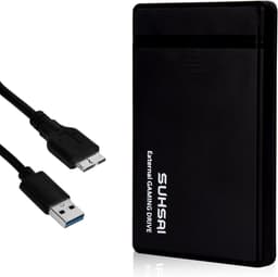 Externe Harde Schijf - Draagbare Opslag - Game Uitbreiding - Snelle USB 3.0 - 2.5 inch - Zwart — thumbnail 1