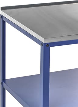 BELIANI VILAMA - Buitenkeuken eiland - Blauw - 80x50x92 cm - Staal — thumbnail 2