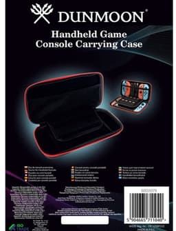 Case geschikt voor Nintendo Switch - Hard Cover - Beschermhoes - Vak voor 10 Spellen - Zwart — thumbnail 5