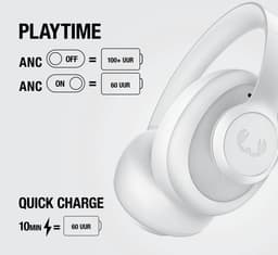 FRESH 'N REBEL Clam Ace 2 Over-ear Draadloze hoofdtelefoon met Noise-cancelling Ice Grey — thumbnail 3