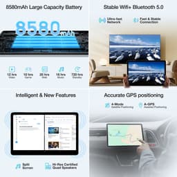 Doogee T30s Touchscreen-tablet 11 Pouces 2,4k 7,6 mm Ultradunne Android 14 16Go Ram + 256Go Rom/TF 1TB 5G WiFi Batterij 8580MAH,Blauw — thumbnail 3