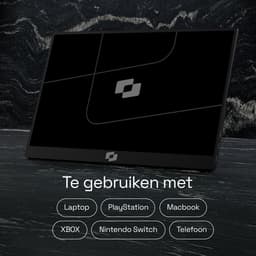 Screenmate® Lite 144 Hz Portable Monitor 15,6” - Draagbare Monitor met Beschermhoes - Extra Scherm Laptop - Draagbaar Beeldscherm - Zwart — thumbnail 4