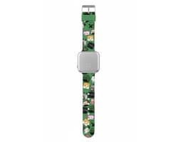 Minecraft LED Horloge met Karakterprint
