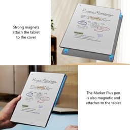 reMarkable® Paper Pro met Marker Plus en Blauwe Magnetische Hoes — thumbnail 4