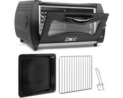 ZMC Mini Tandoor 2100W 22L - Minibakoven voor lahmacun, pizza, naan en brood. Inclusief bakplaat en grillrooster. Compact, krachtig, snelle opwarming, ideaal voor authentieke gerechten.