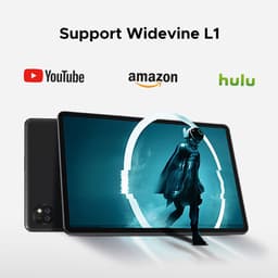 DOOGEE T10W - Tablet - 9GB RAM + 128GB ROM (2TB/TF) - 10,1 Inth TUV low blue light - 8000mAh - Android 15 - Dubbele luidsprekers - Face ID - Zwart — thumbnail 4