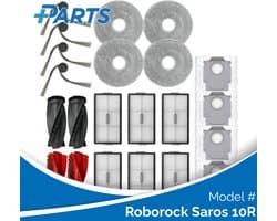 Roborock Saros 10R Onderhoudsset (Plus.Parts® alternatief voor 8.02.0388)