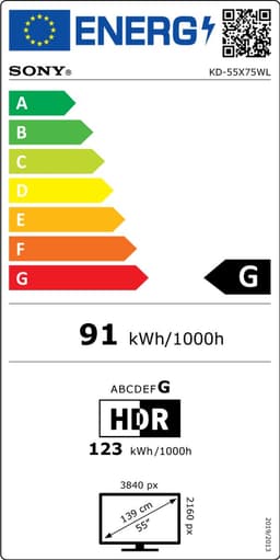 Sony KD-55X75WL Smart TV Bravia LED 4K 2023 — thumbnail 2