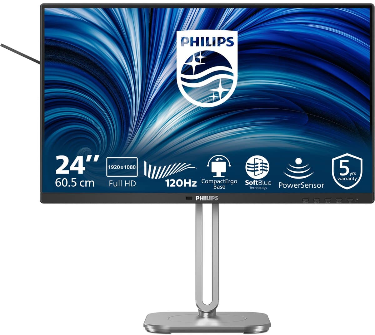 Philips 4000 series 24B2N4200/00 computer monitor 60,5 cm (23.8) 1920 x 1080 Pixels Full HD LCD Grijs — afbeelding 1