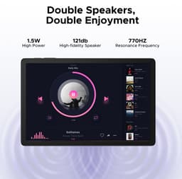 DOOGEE Tab G6 + Tablet met Keyboard Slot SIM Kaart Android 15 11" FHD + 90HZ 8Go + 256Go 8000mAh Gemini AI Unisoc T7280 - Grijs — thumbnail 5