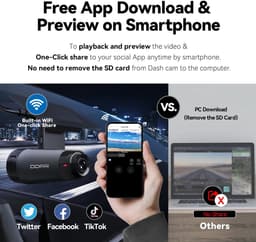 Dashcam voor Auto - Dashcams - met GPS - Wifi - FullHD video - 1600P HD - Super compact - Zwart — thumbnail 3