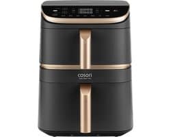 Cosori Turbo Tower Pro Smart Enkel 10,8 l Vrijstaand 2630 W Heteluchtfriteuse Zwart, Goud
