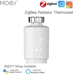 MOES Tuya ZigBee Slimme Radiator Thermostaat - Slimme Radiatorknop - Tuya Smart Life - Werkt alleen met ZigBee router — thumbnail 1