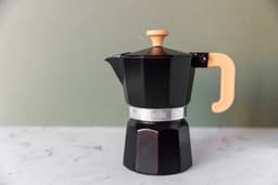 La Cafetière Venice Aluminium espressomaker met koelblijvende handgreep en knop — thumbnail 2