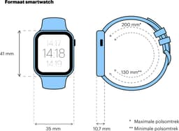 Apple Watch Series 8 - 41mm - Middernacht Aluminium — thumbnail 3