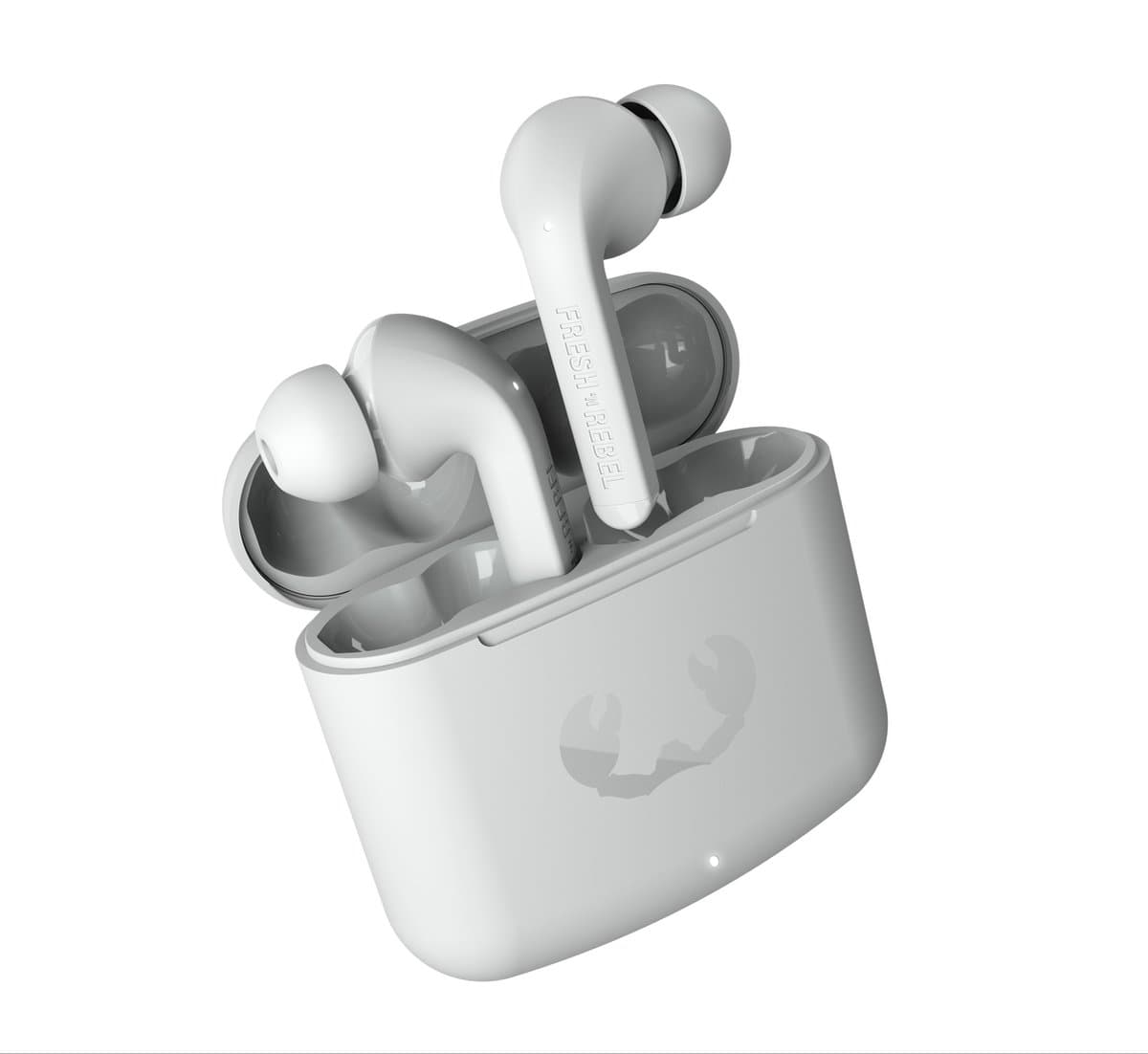 Fresh 'n Rebel Twins Fuse - Draadloze Bluetooth Oordopjes – Oortjes met tip - 30 uur speelduur - Ice Grey — afbeelding 1