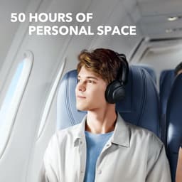 soundcore Space Q45 by Anker - Koptelefoon met actieve ruisonderdrukking - Tot wel 98% minder ruis - 50 u speeltijd - Appbediening - LDAC Hi-Res Wireless Audio - Comfortabel - Duidelijk bellen - Bluetooth 5.3 — thumbnail 3