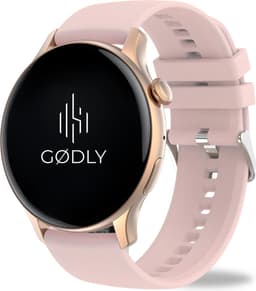 GØDLY Amoled Smartwatch - Sporthorloge - Horloge Dames & Heren - Bluetooth - GPS - Roze — thumbnail 1