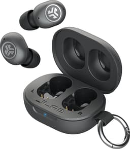 JLab JBuds Mini ANC Draadloze Oordopjes - Active Noise Cancelling Oortjes Draadloos - 25 uur Batterijduur - Apple Find My - Bluetooth Multipoint - Met Microfoon - Geschikt voor Android en Apple - Zwart — thumbnail 2