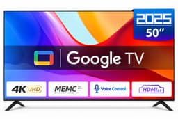 QLED Smart TV 50 Inch – 4K Ultra HD met HDR10, Google TV, 60Hz, HDMI 2.1 en Bluetooth 5.1 — thumbnail 1