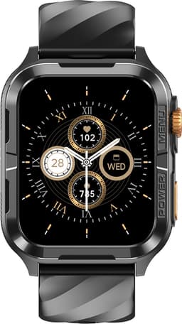 Blackview W10 Pro Smartwatch - GPS - Bluetooth Bellen - 600 mAh - Zwart — thumbnail 1